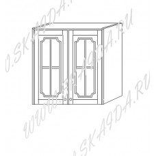 Шкаф 60 навесной (2 двери, стекло)
