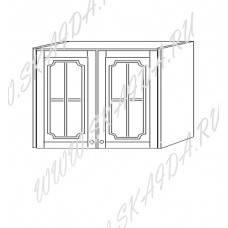 Шкаф 80 навесной (2 двери, стекло) 