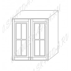 Шкаф 60 навесной (2 двери, стекло)